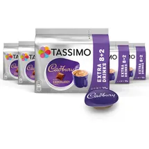 TASSIMO Cadbury Hot Chocolate 4 x 10 Pads, 50 Kakaokapseln