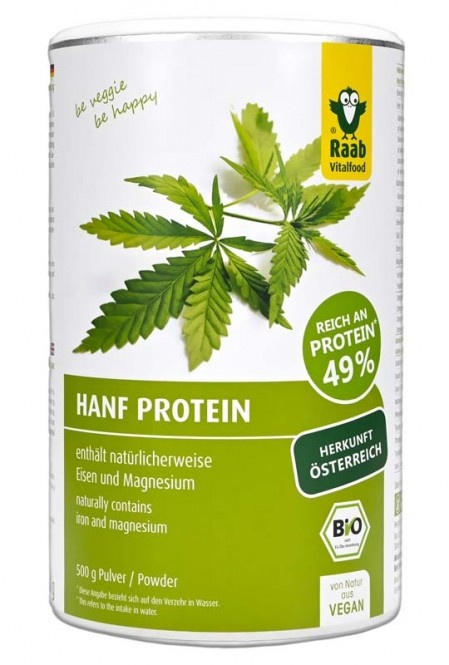 Raab Hanf-Protein Pulver bio 500g