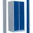Steelboxx Schließfachschrank 10 Fächer Wertfachschrank Fächerschrank Spind 180x80x50cm Grau/Blau 523521