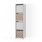 Vicco Raumteiler Würfelregal Standregal Ludus 142.5 x 33 x 36.5 cm