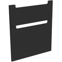 Evineo Waschbeckenunterschrank 2 Auszüge 60 x 0 x 0 cm Schwarz