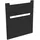Evineo Waschbeckenunterschrank 2 Auszüge 60 x 0 x 0 cm Schwarz