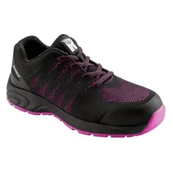 Sicherheitshalbschuhe GirlStar 5180, S1P, schwarz/pink, Größe 38 - schwarz - 38