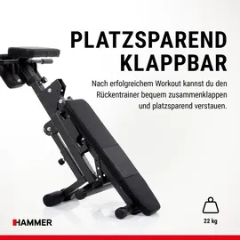 Hammer Ab&Back Trainer schwarz