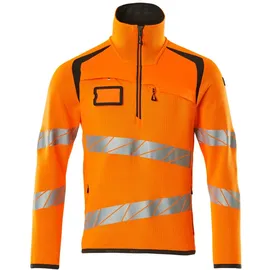 Mascot Strickpullover mit kurzem Reißverschluss orange XL