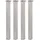 vasalat Tischbeine höhenverstellbar 705-735 mm 60 x 60 mm