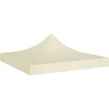 HIGSOSE Partyzelt-Dach 2x2 m Creme 270 g/m2 Ersatzdach Pavillon Pavillon Zubehör Pavillondach Wasserdicht Stabil Winterfest Dach für Pavillon Gartenpavillon Abdeckung