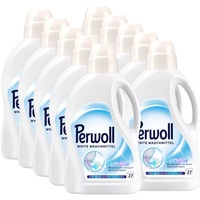 PERWOLL White Waschmittel 10x 27 WL (270 Waschladungen), Feinwaschmittel reinigt sanft und erneuert Weiß und Fasern, für alle weißen Textilien, mit Dreifach-Renew-Technologie