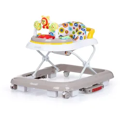 Chipolino Lauflernwagen 4 in1 Friends Wippe Musik Licht höhenverstellbar Stopper grau