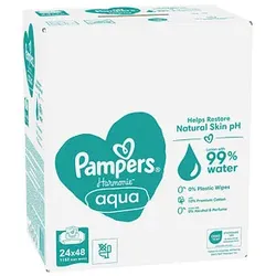 Pampers® Feuchttücher aqua HarmonieTM 1-lagig weiß, 1.152 St.