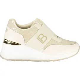 Laura Biagiotti Plateau-Sneaker Beige/Gold 40