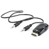 Gembird A-HDMI-VGA-02 HDMI VGA (D-Sub) Schwarz