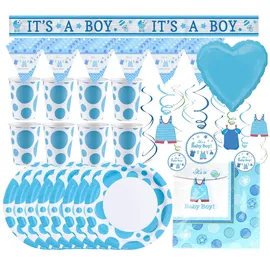 Amscan Babyparty-Set 47-teilig Babypinkeln