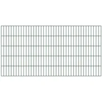 GAH Alberts Doppelstabmattenzaun Set 1,4 x 10 m grün