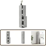 Apothekerschrank Betongrau 30x41x174,5 cm Holzwerkstoff - Vidaxl