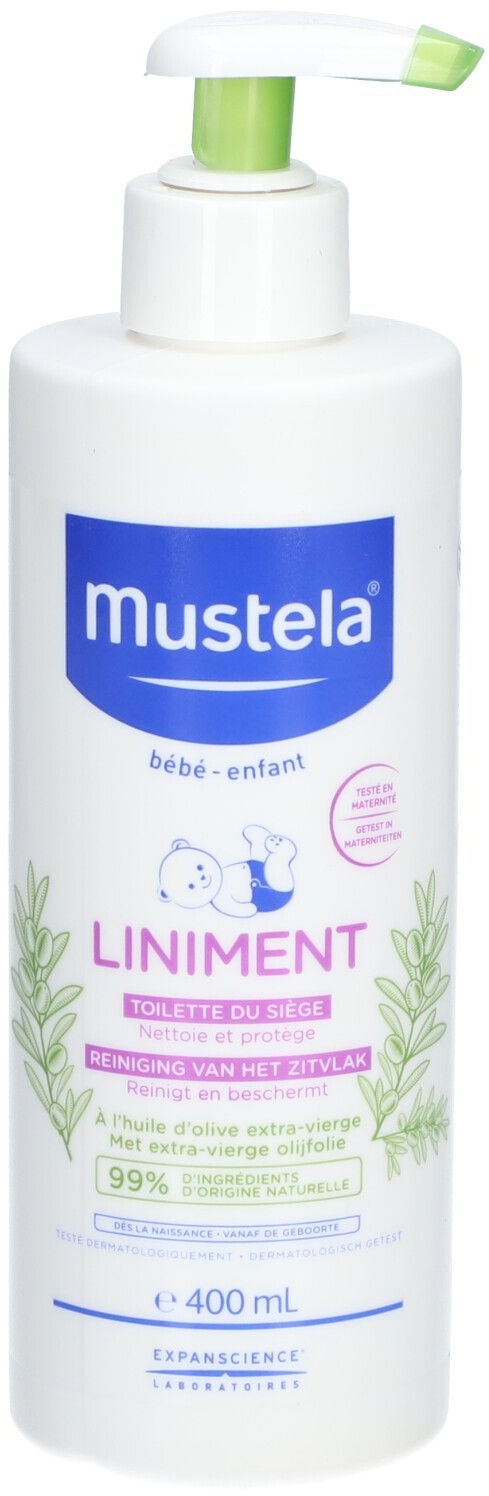 mustela® Bébé Enfant LINIMENT Toilette du siège 400 ml baume