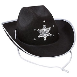 Kinder-Cowboyhut "Sheriff", schwarz