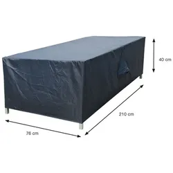 GARDEN IMPRESSIONS Schutzhülle »Coverit«, für Porto Liege - schwarz