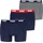 Puma Boxer Everyday BASIC 3er Pack, - blau|grau