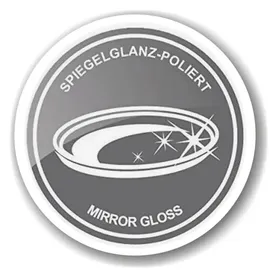 Edzard Serviertablett Alabama, rund, Rand gehämmert, Durchmesser 38 cm