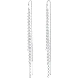Elli Ohrhänger Durchzieher Ketten Style Elegant Silber 925 onesize