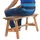 DESIGN DELIGHTS Holzbank Anzio Braun 90 x 26 x 39 cm