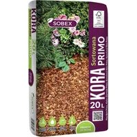 sobex Kiefernrinde von Nadelbäumen für den Garten 20L 10-20mm