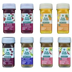 LiveFresh Probierpaket - 16 Shots Kaltgepresst & Nicht erhitzt. Getränk 16x60 ml
