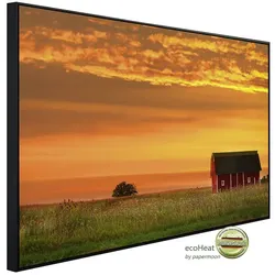 papermoon Infrarotheizung »EcoHeat - Bauernhof Landschaft«, Matt-Effekt - bunt