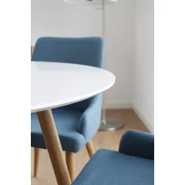 venture home Polar Ø 90 cm weiß