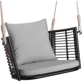 Costway Hängesessel Terrassenschaukel Beige