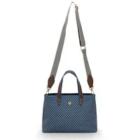 Pip Studio Shopper Small Suki Blue 33/39x22x10cm - Blau