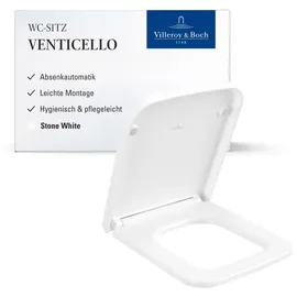 Villeroy & Boch Venticello WC-Sitz Stone White
