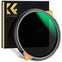 K&F Concept VND-Filter ND4-64 / CPL Nano X CPL+Variable NDX ND4-ND64 67mm