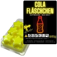 WonderWax Duftwachs WonderWax® Neon Duftwachs 6 Sterne (Cola Fläschchen), Duftrichtung: Cola Fläschchen