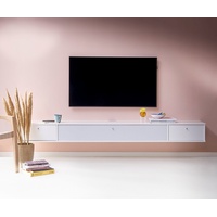Hammel Furniture TV-Board HAMMEL FURNITURE "Mistral Fernsehschrank, Medienmöbel, Hängend" Sideboards Gr. B/H/T: 220 cm x 23 cm x 32,5 cm, glat, 2, weiß (weiß lackiert, stoff weiß) TV-Lowboards
