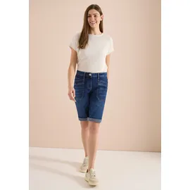 Cecil Wide Leg Jeansshorts im Loose Fit - 31