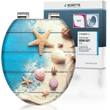 Schütte WC-Sitz BEACH AND WOOD mit Absenkautomatik