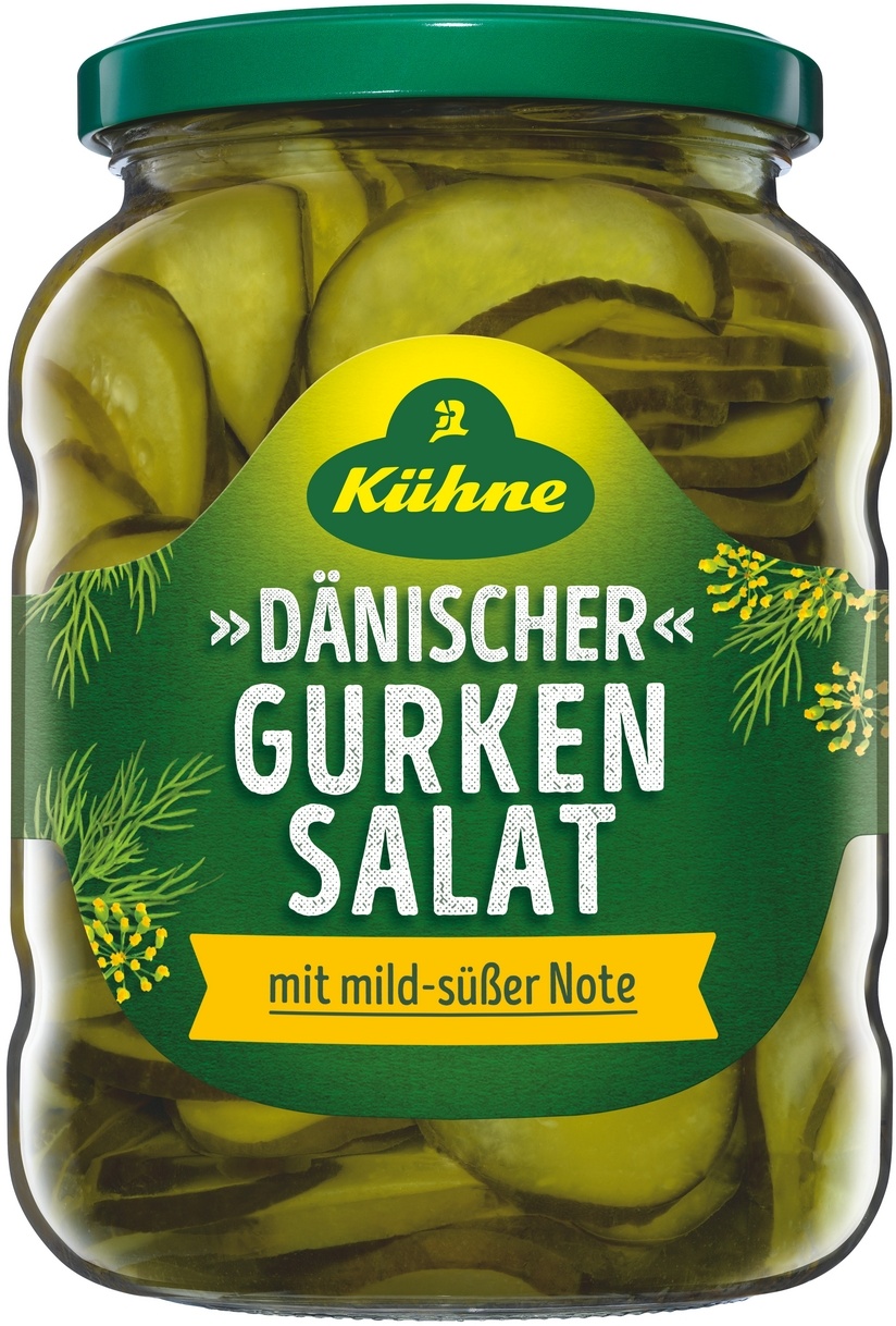 Kühne Dänischer Gurkensalat würzig-süß (360 g)