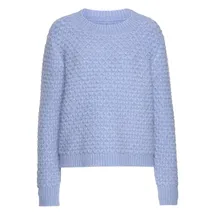 VIVANCE Rundhalspullover Blau 44/46