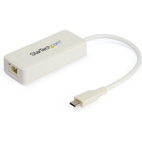 Startech StarTech.com USB-C Ethernet Adapter with Extra USB Port