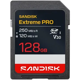 SanDisk Extreme Pro SDXC UHS-I U3 R250/W120 128 GB