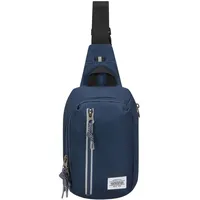American Tourister Brightup Sling Bag Zip Navy