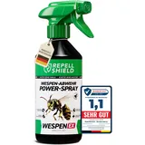 RepellShield® Natürliches Wespenspray mit Geraniol -250ml - Präzise Vertreibung durch Insektenspray als Wespen Abwehr - Zitrusduft