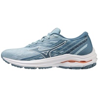 Mizuno Wave Equate 7 Straßen-Laufschuh, Forget-Me-Not/White/Light Orange, 43 EU