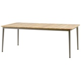 Cane-Line Tisch Core - 210 x 90 cm ATT - Taupe