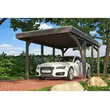 SKANHOLZ Friesland Carport Set 5 Schiefergrau 314 x 555 cm