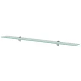 vidaXL Schwebendes Regal Glas 100x20 cm 8 mm