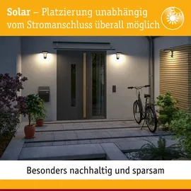 Paulmann Bundle Solar LED Hausnummernleuchte Nummer 13 - Schwarz