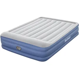 BESTWAY Tritech Queen Reinforced Doppel-luftbett mit integrierter Elektropumpe Double XL/Mid 203 x 152 x 46 cm